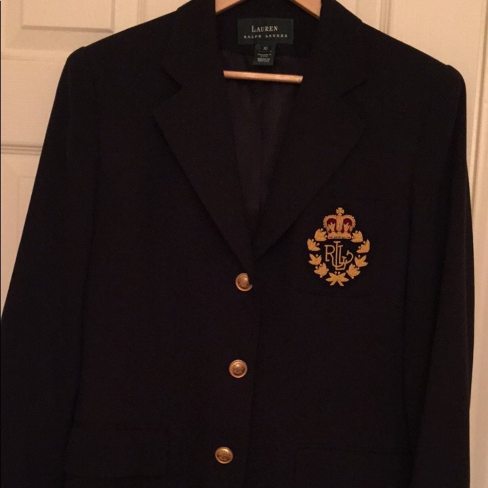 Vintage Ralph Lauren Navy Blazer